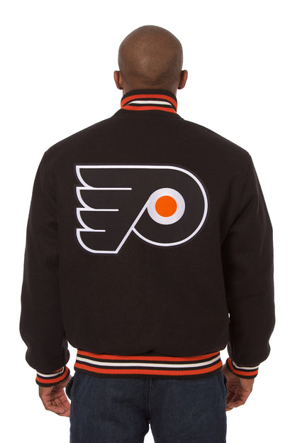 Philadelphia Flyers Embroidered Wool Jacket