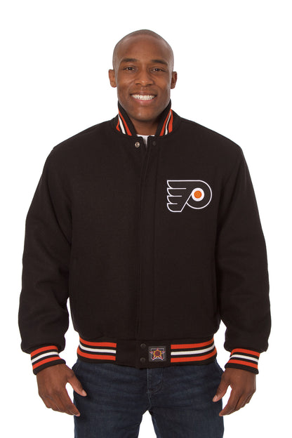 Philadelphia Flyers Embroidered Wool Jacket