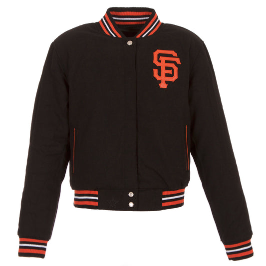 San Francisco Giants Ladies Reversible Wool Jacket