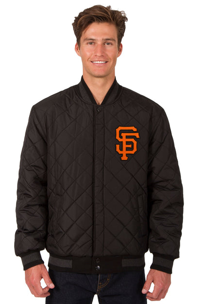 San Francisco Giants Reversible Wool and Leather Jacket