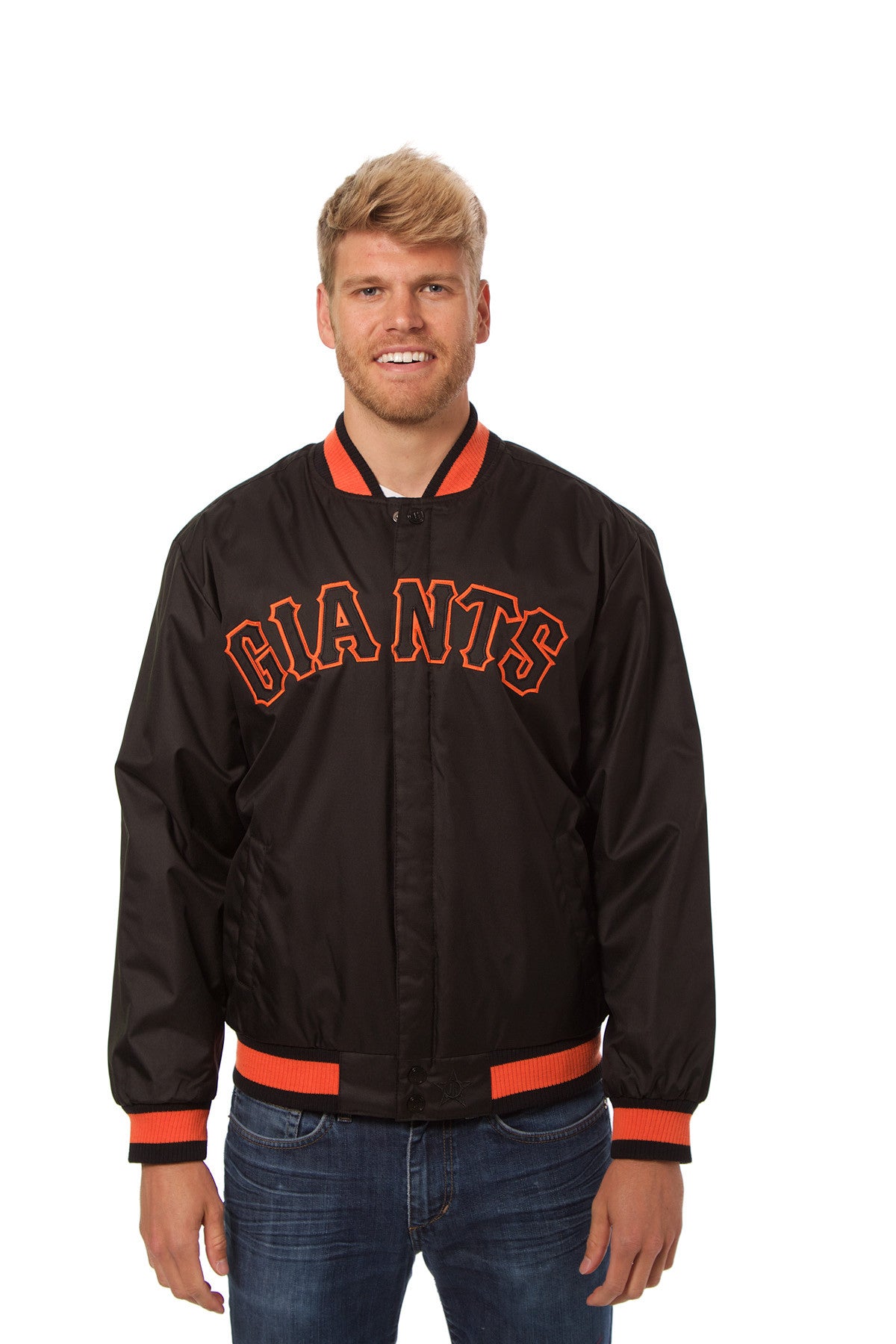 San Francisco Giants Faux Leather and Polyester Jacket