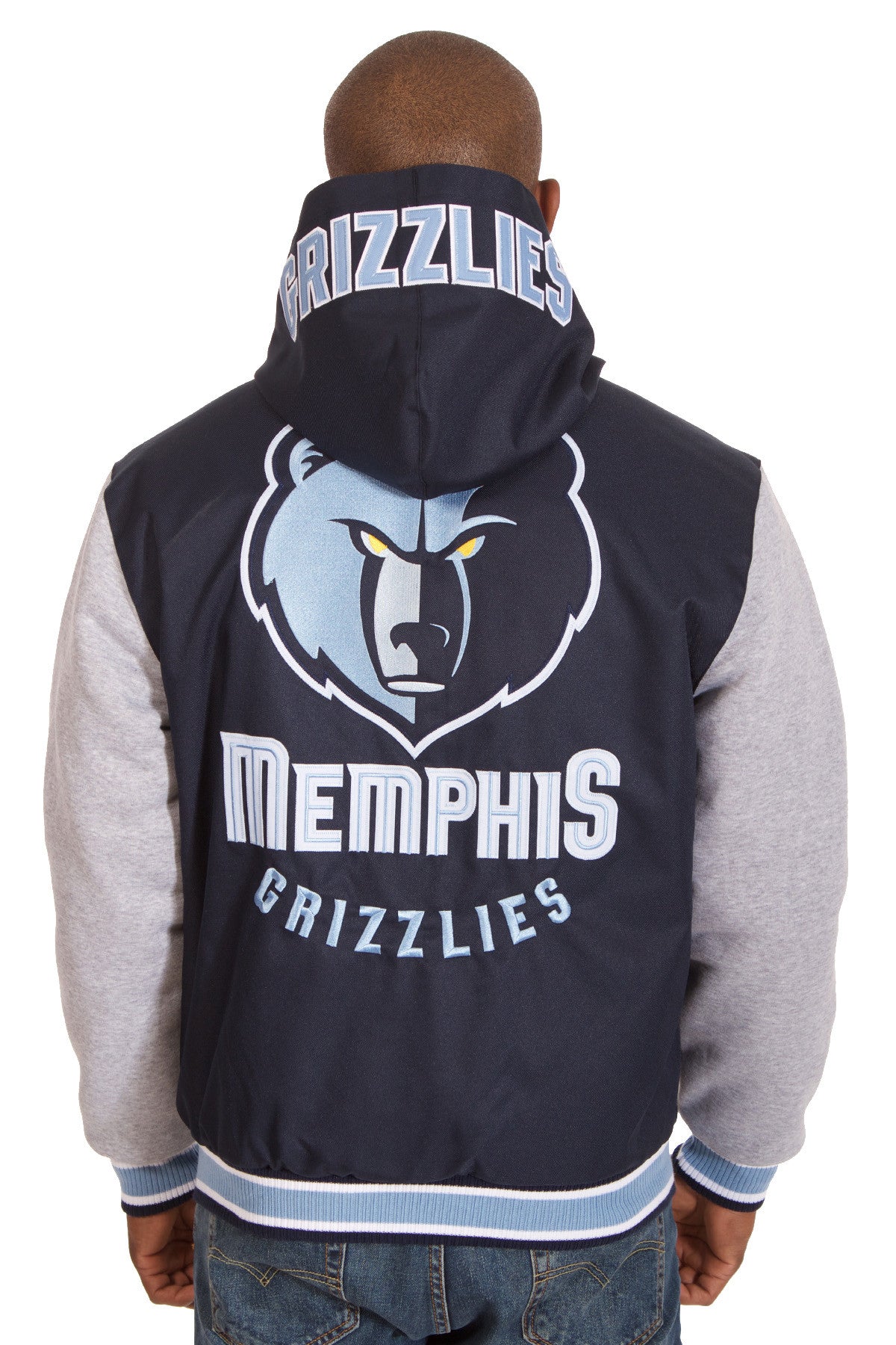 Memphis Grizzlies Reversible Poly-Twill Jacket