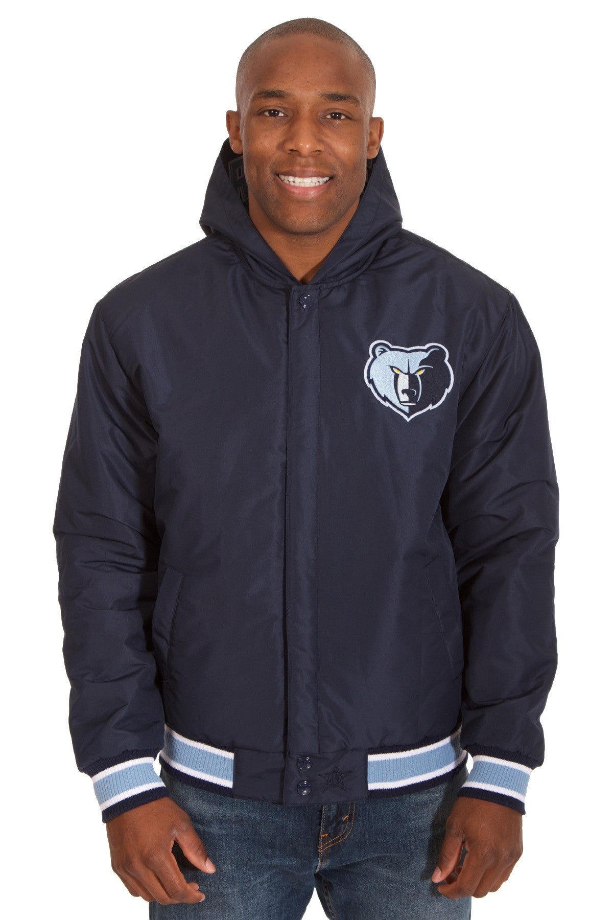 Memphis Grizzlies Reversible Poly-Twill Jacket