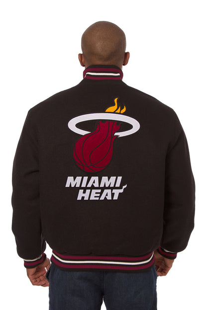 Miami Heat Embroidered Wool Jacket