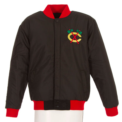 Chicago Blackhawks Reversible Wool Jacket