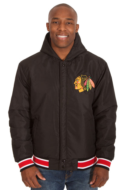 Chicago Blackhawks Reversible Poly-Twill Jacket