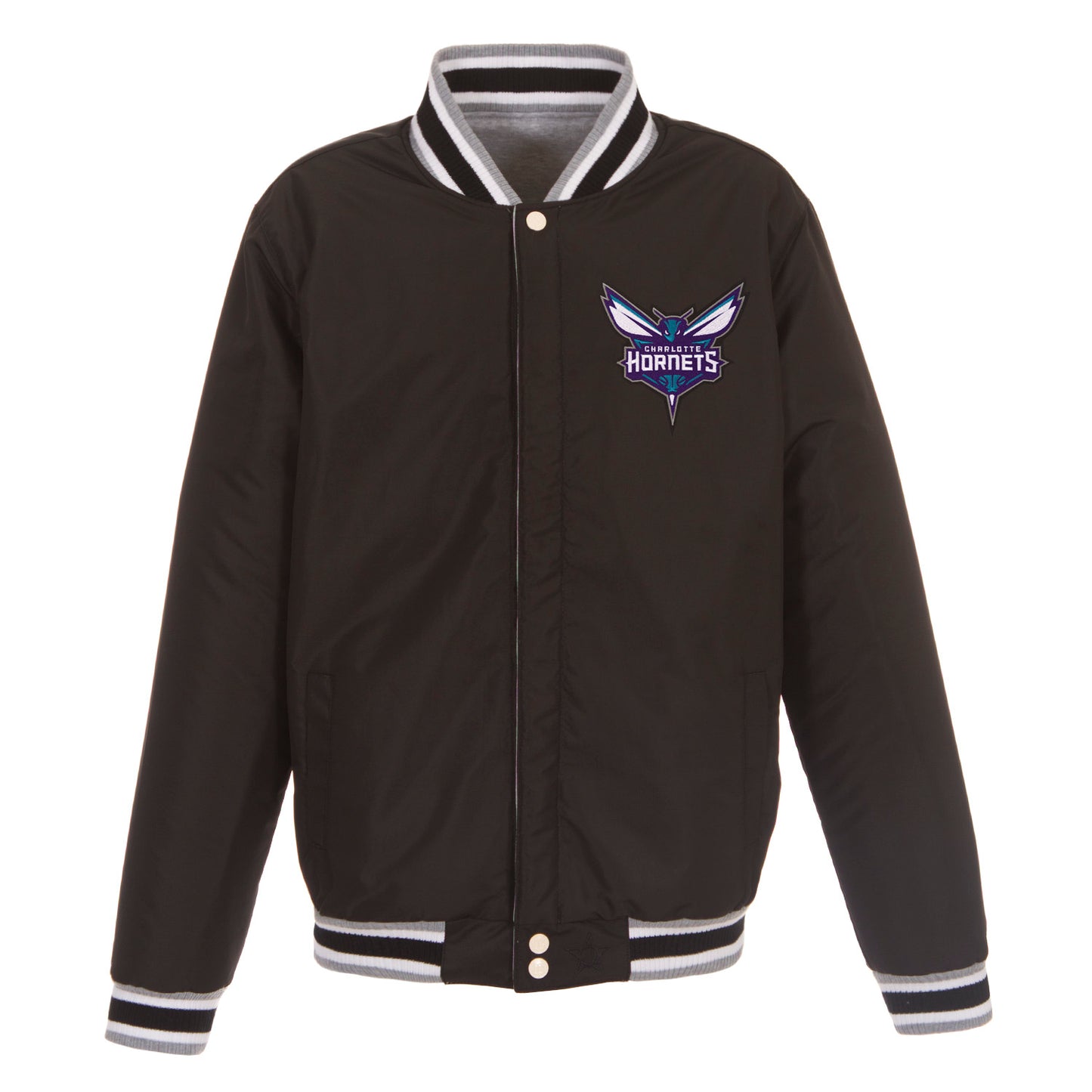 Charlotte Hornets Reversible Fleece Jacket