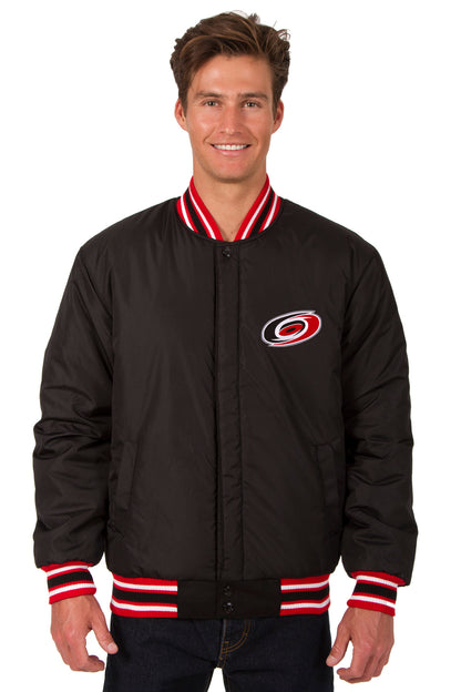 Carolina Hurricanes All-Wool Reversible Jacket (Front Logos Only)