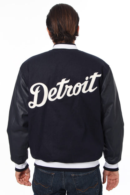 Detroit Tigers Reversible Poly-Melton Jacket