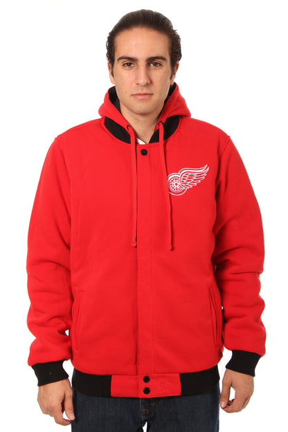Detroit Red Wings Reversible Fleece Jacket