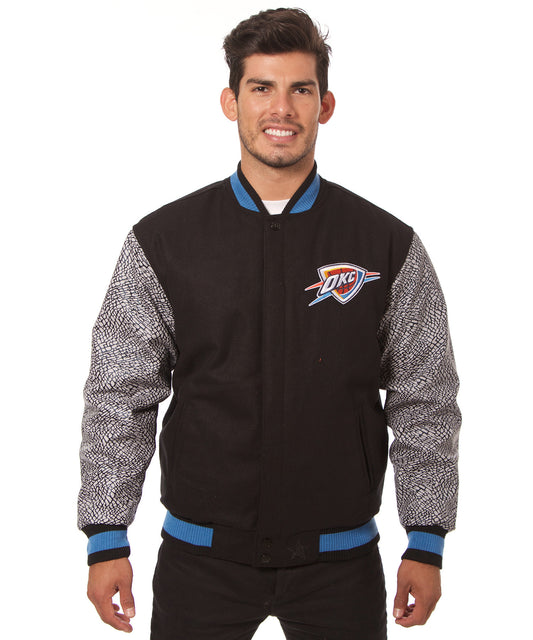 Oklahoma City Thunder Reversible Melton Jacket