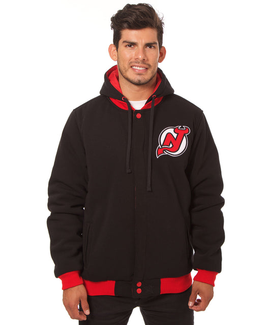 New Jersey Devils Reversible Fleece Jacket