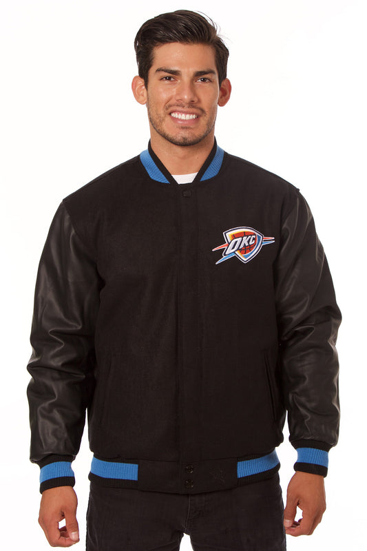 Oklahoma City Thunder Reversible Melton Jacket