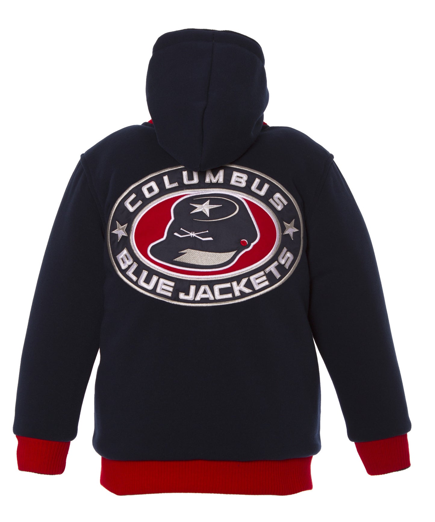 Columbus Blue Jackets Kid's Reversible Fleece Jacket