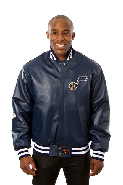 Utah Jazz Full Leather Jacket
