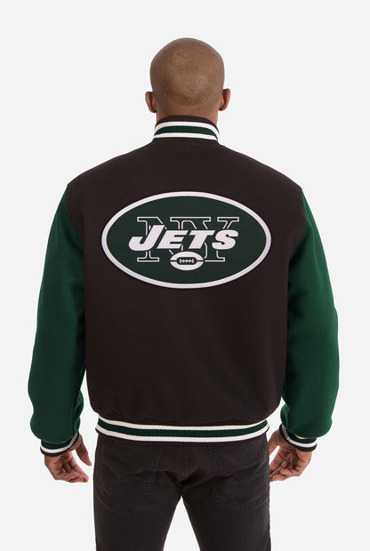 New York Jets Embroidered Wool Jacket