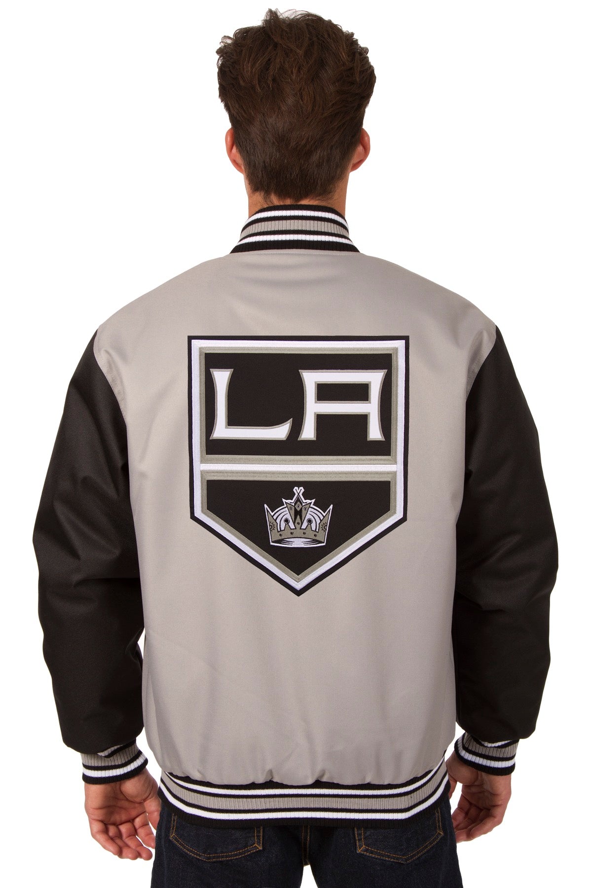 Los Angeles Kings Poly-Twill Jacket (Front and Back Logo)