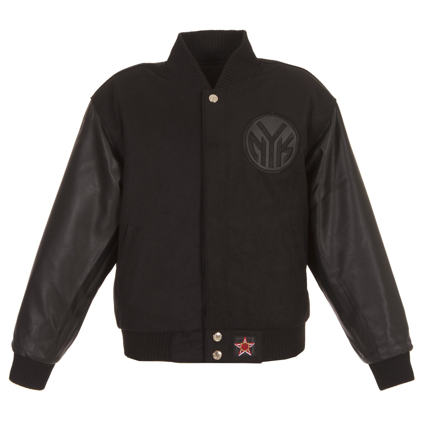 New York Knicks Kid's Reversible Wool and Faux Leather Jacket