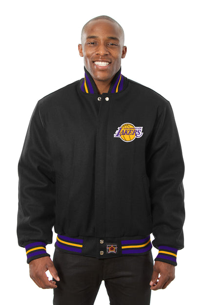 Los Angeles Lakers Embroidered Wool Jacket