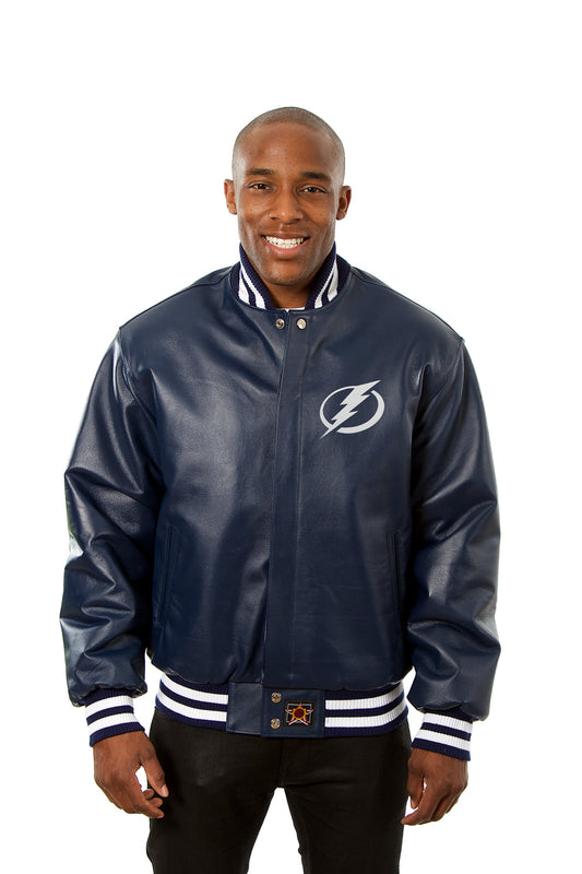 Tampa Bay Lightning Full Leather Jacket