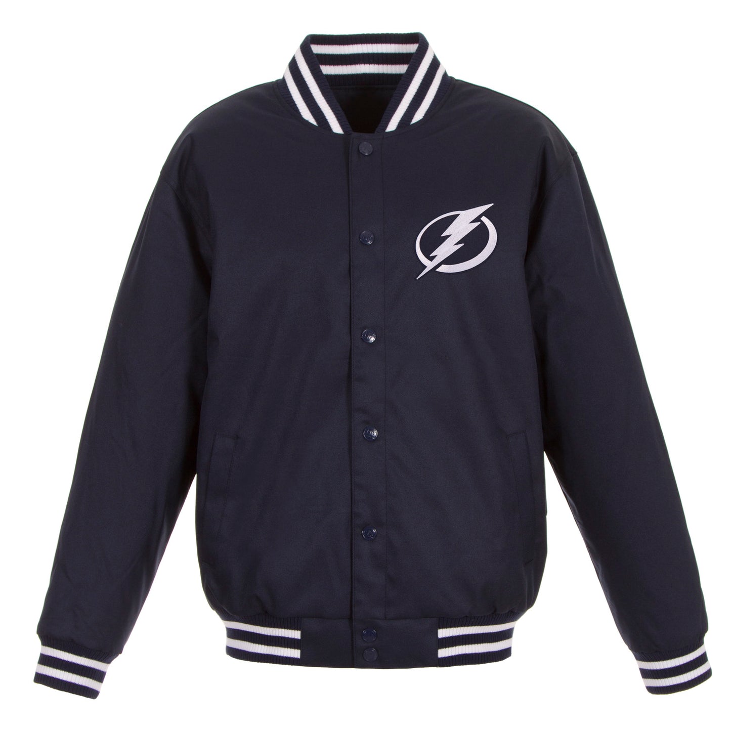 Tampa Bay Lightning Poly-Twill Jacket (Front Logo Only)