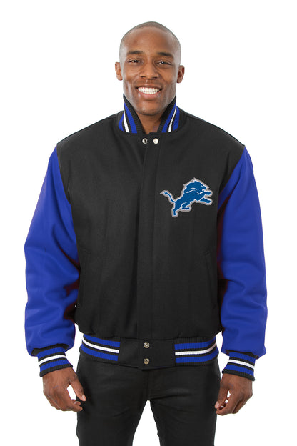 Detroit Lions Embroidered Wool Jacket