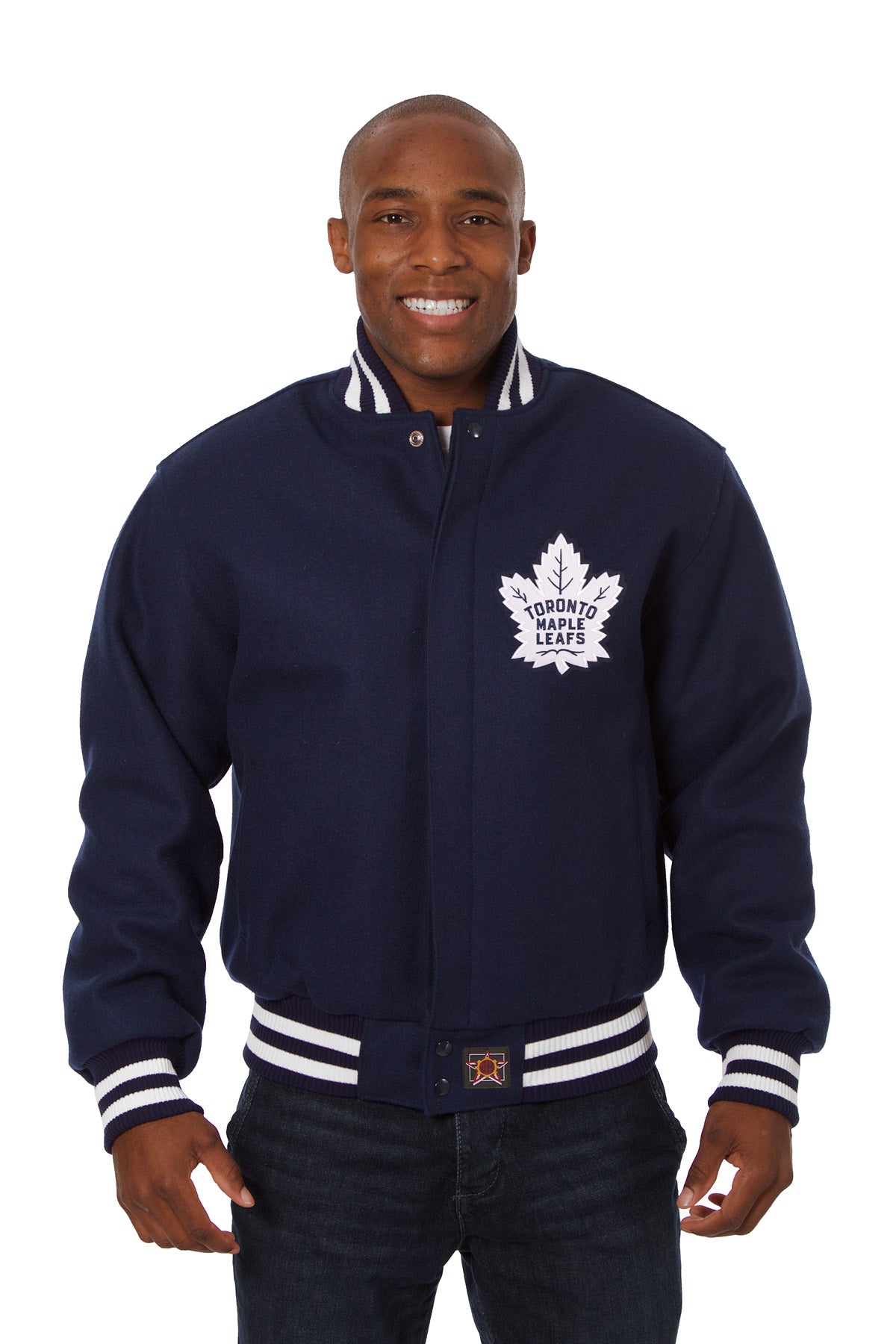 Toronto Maple Leafs Embroidered Wool Jacket