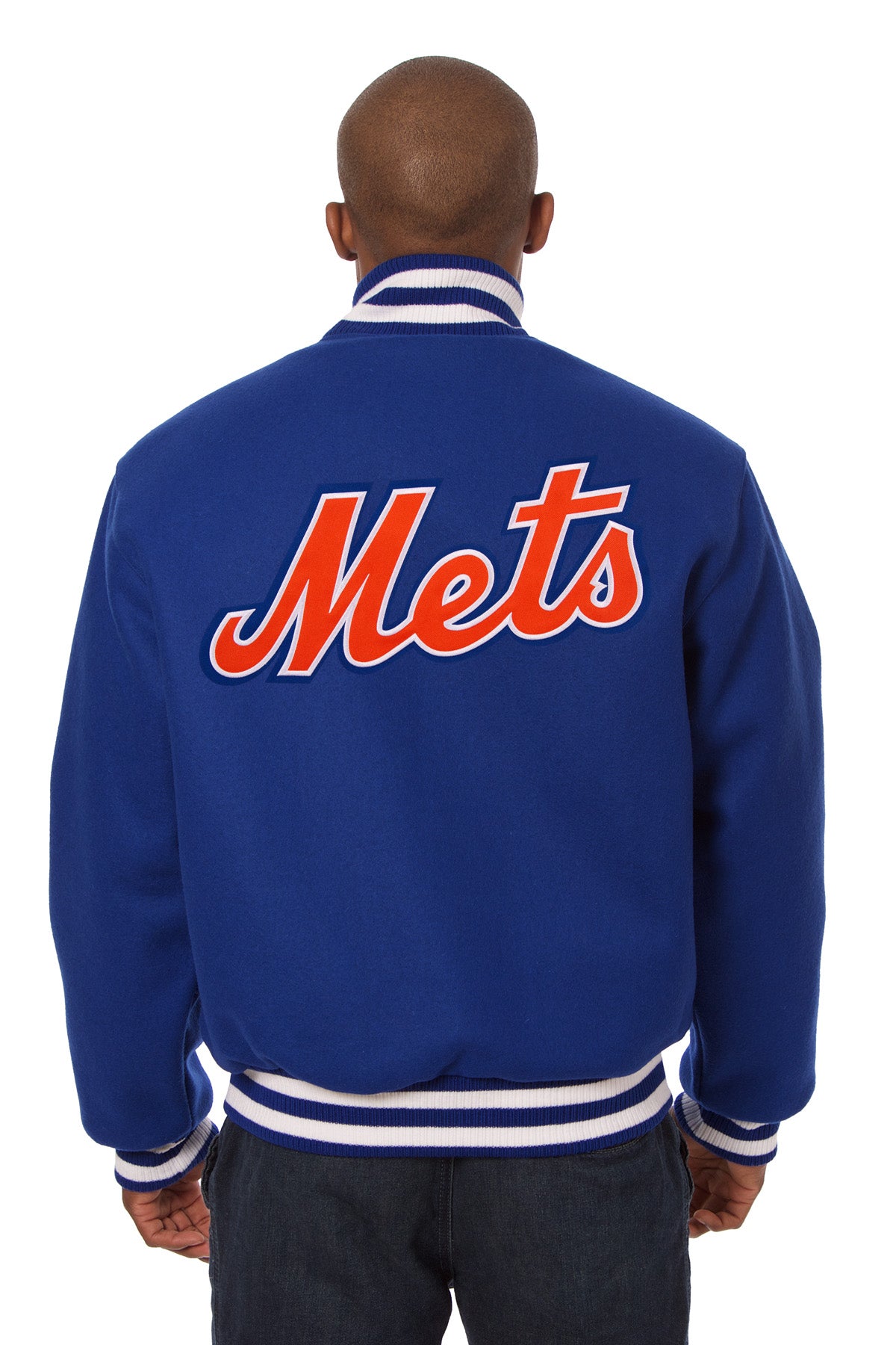 New York Mets Embroidered Wool Jacket
