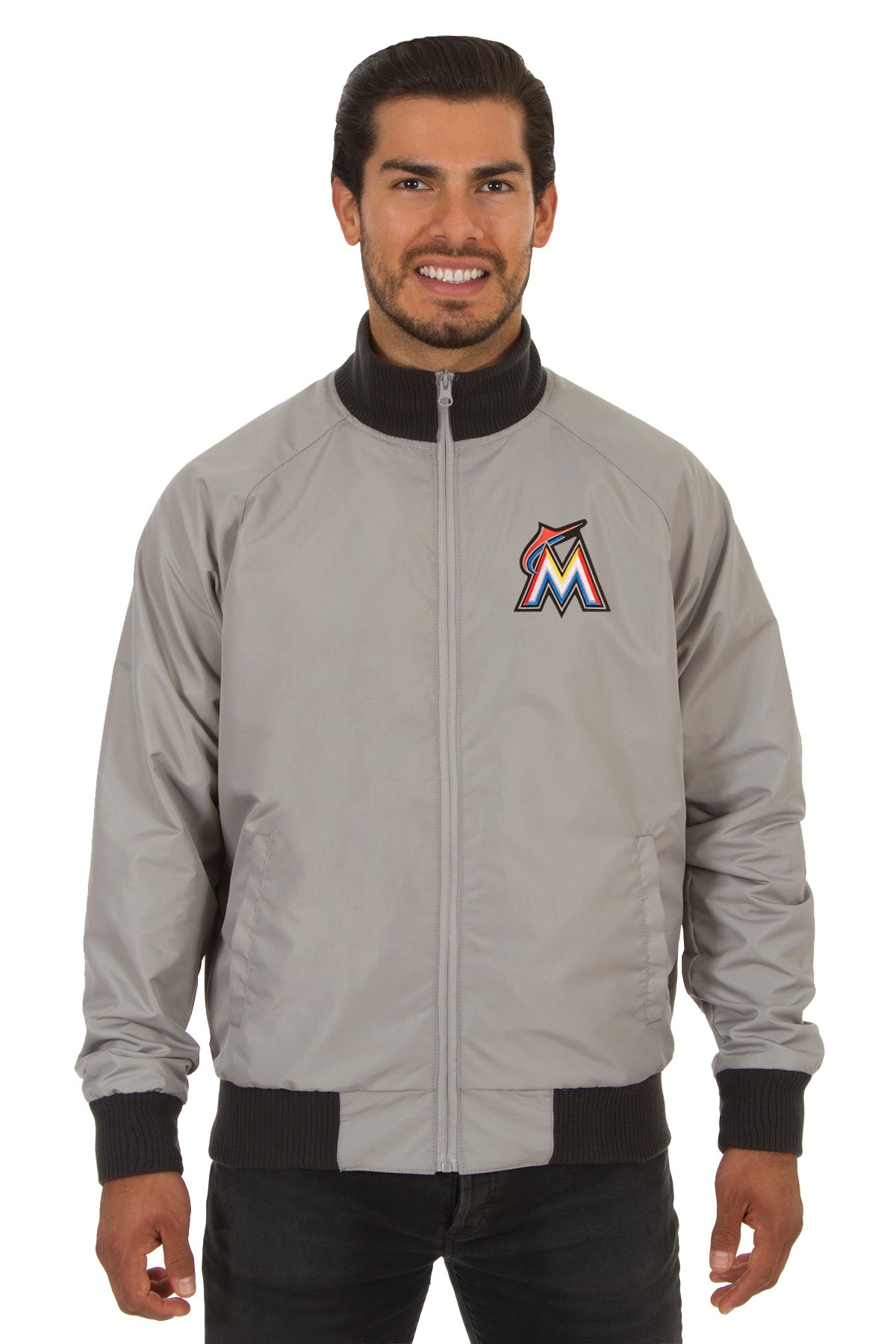Miami Marlins Reversible Polyester Track Jacket