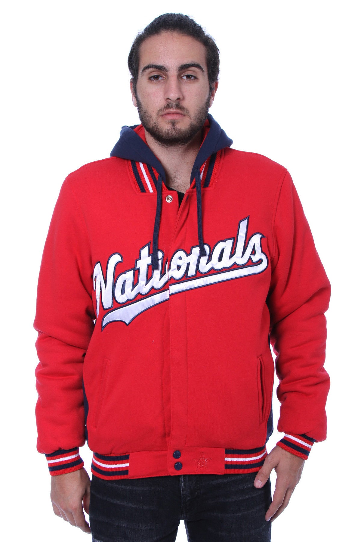Washington Nationals Reversible Fleece Jacket