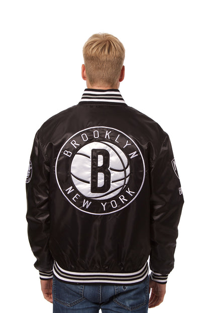 Brooklyn Nets Matte Satin Jacket