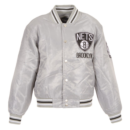 Brooklyn Nets Kid's Matte Satin Jacket