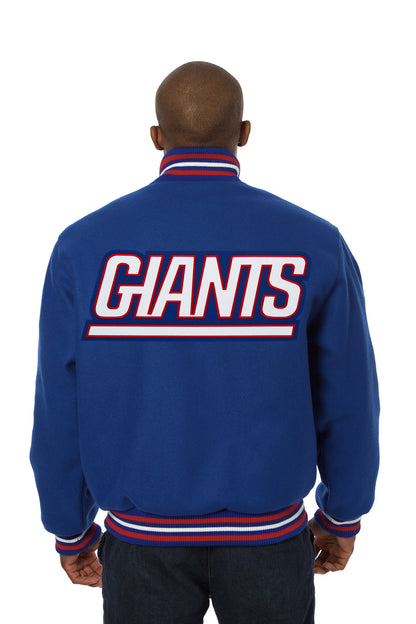 New York Giants Embroidered Wool Jacket