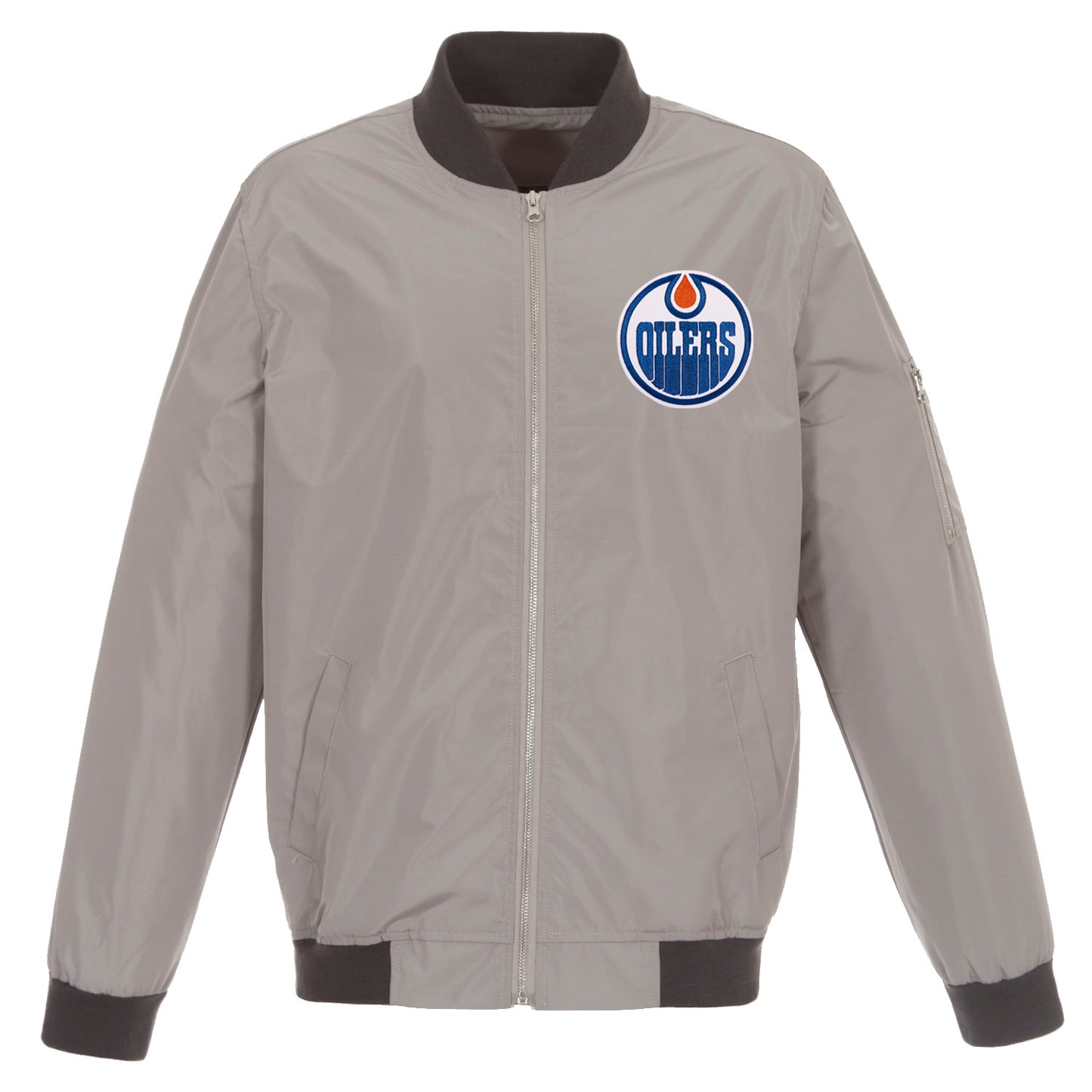 Edmonton Oilers Nylon Bomber Jacket