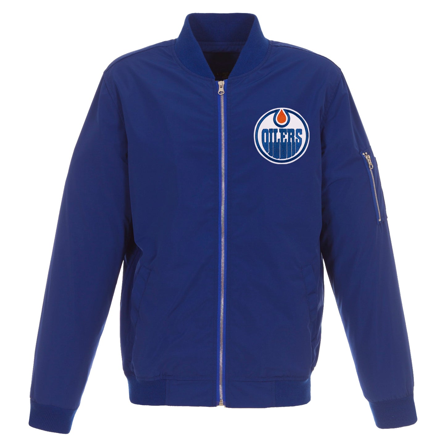 Edmonton Oilers Nylon Bomber Jacket