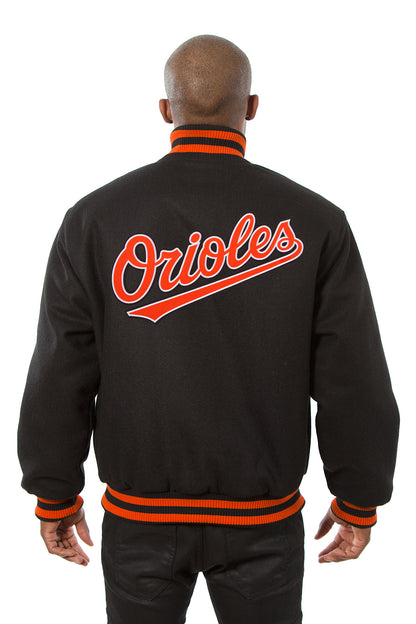 Baltimore Orioles Embroidered Wool Jacket