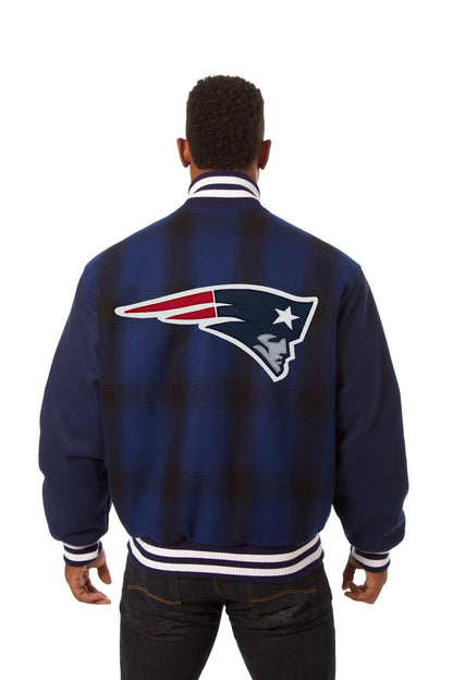 New England Patriots All-Wool Plaid Jacket