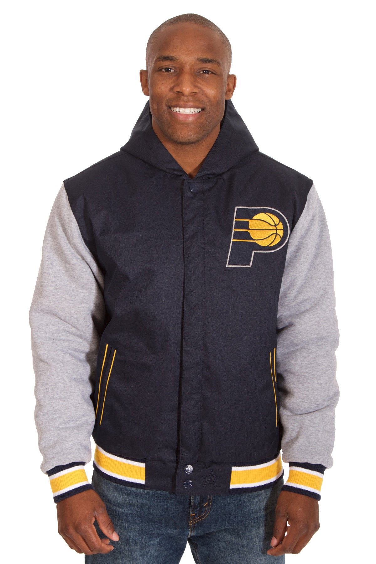 Indiana Pacers Reversible Poly-Twill Jacket