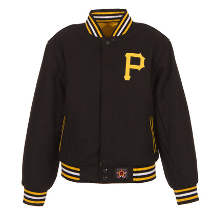 Pittsburgh Pirates Kid's Reversible Wool Jacket