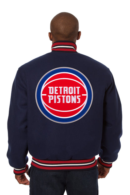Detroit Pistons Embroidered Wool Jacket