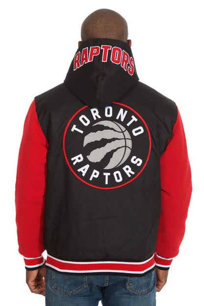 Toronto Raptors Reversible Poly-Twill Hooded Jacket