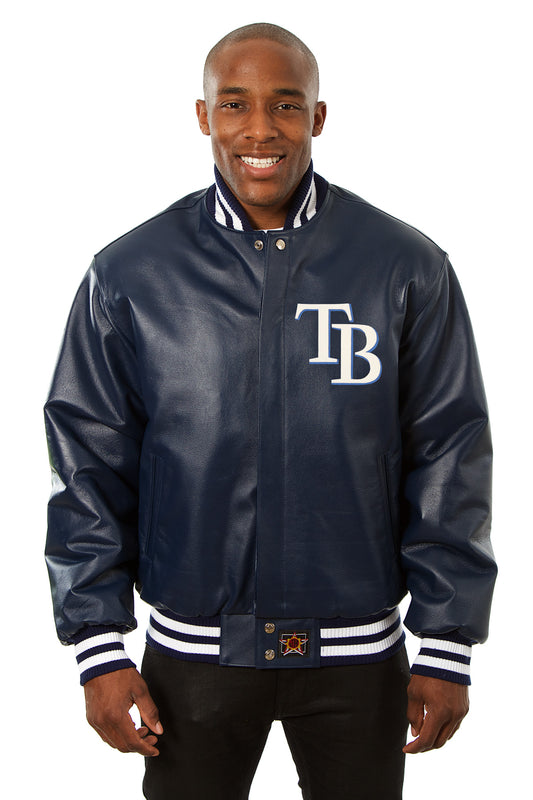 Tampa Bay Rays Full Leather Jacket