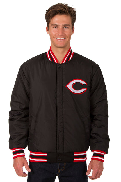 Cincinnati Reds All-Wool Reversible Jacket (Front Logos Only)