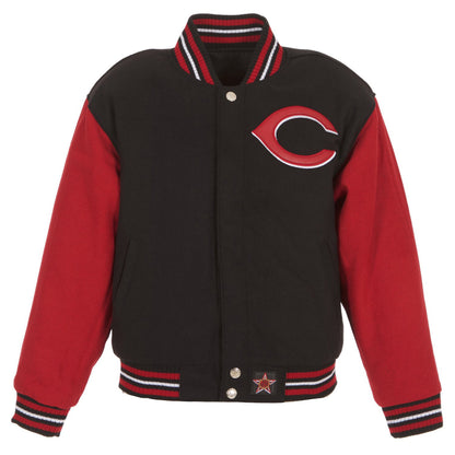 Cincinnati Reds Kid's Reversible Wool Jacket