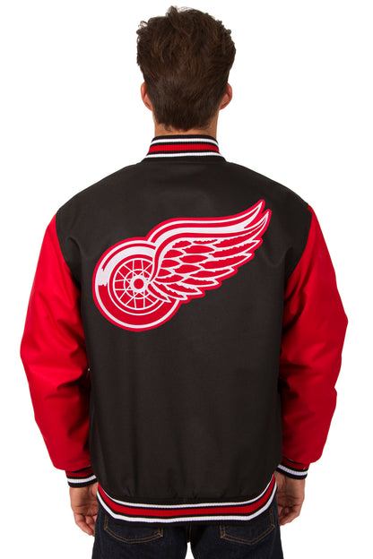 Detroit Red Wings Poly-Twill Jacket (Front and Back Logo)