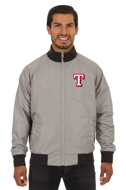 Texas Rangers Reversible Polyester Track Jacket