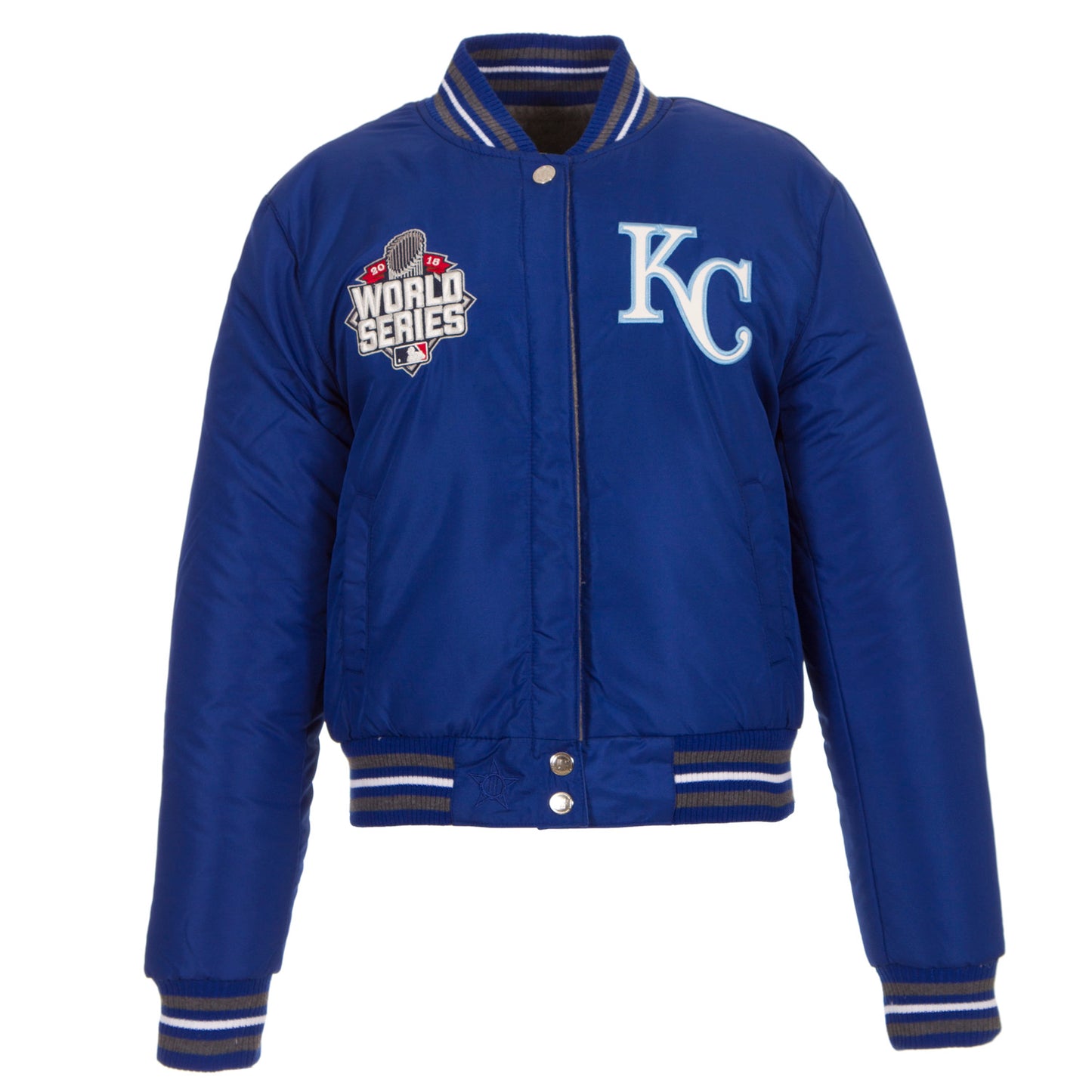 Kansas City Royals Ladies World Series Reversible Wool Jacket