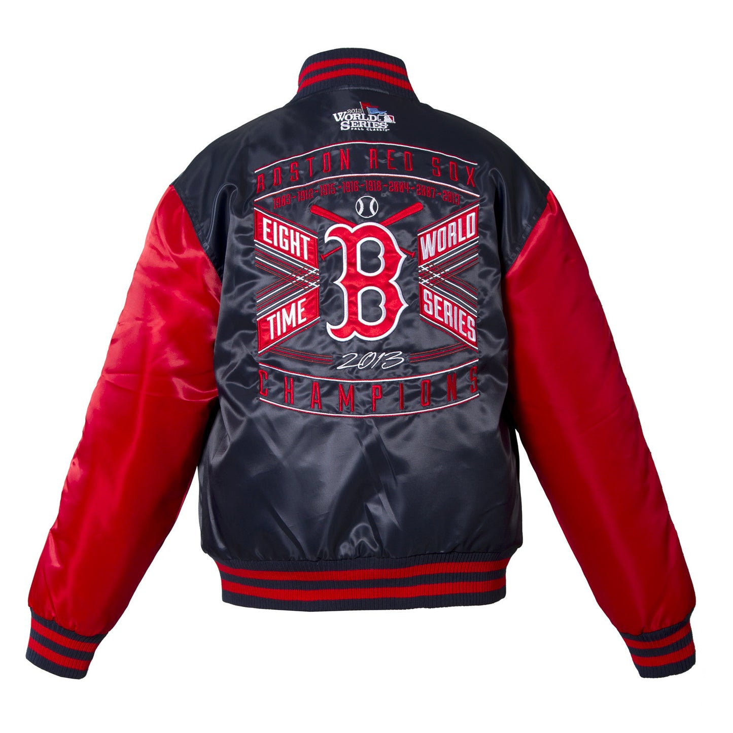 Boston Red Sox Kid's World Series Matte Satin Jacket