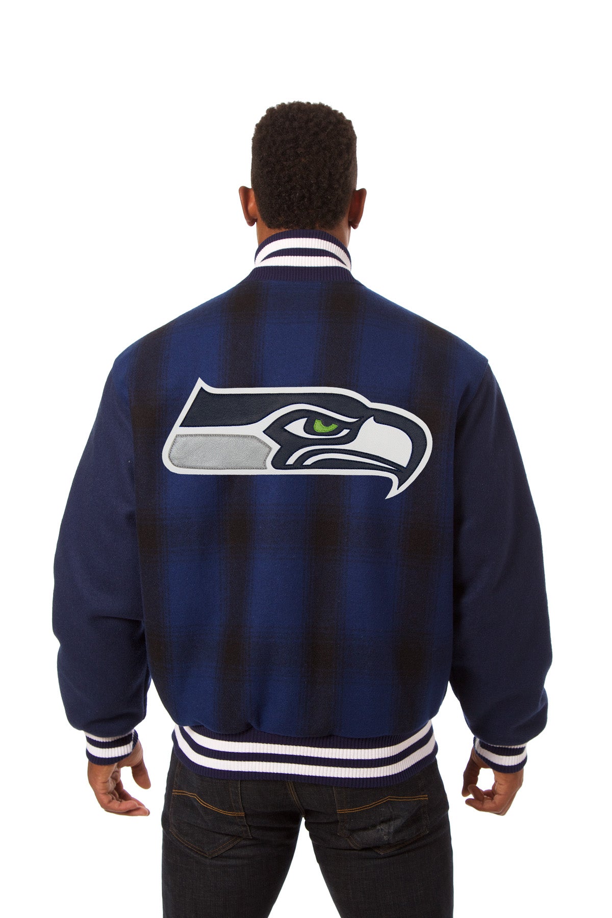 Seattle Seahawks All-Wool Plaid Jacket