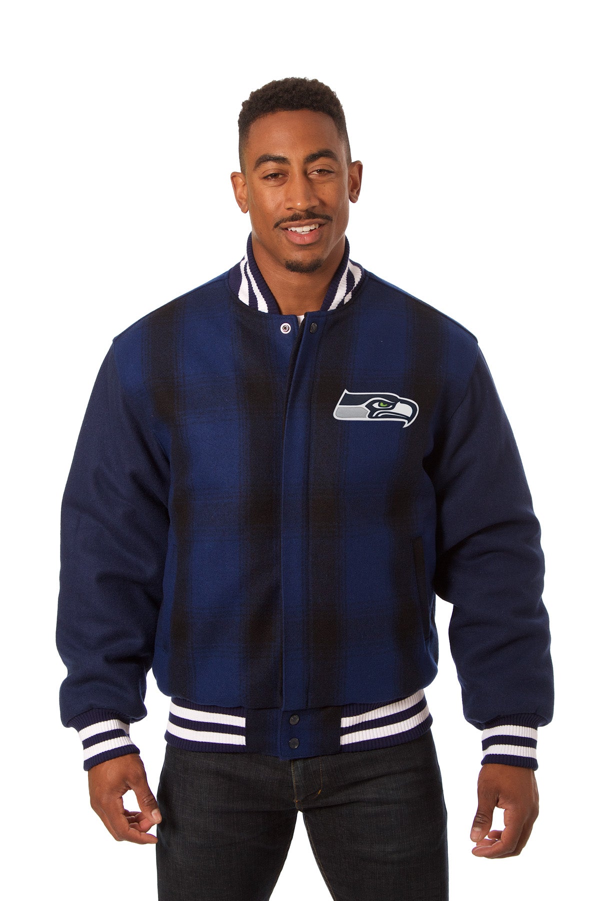 Seattle Seahawks All-Wool Plaid Jacket